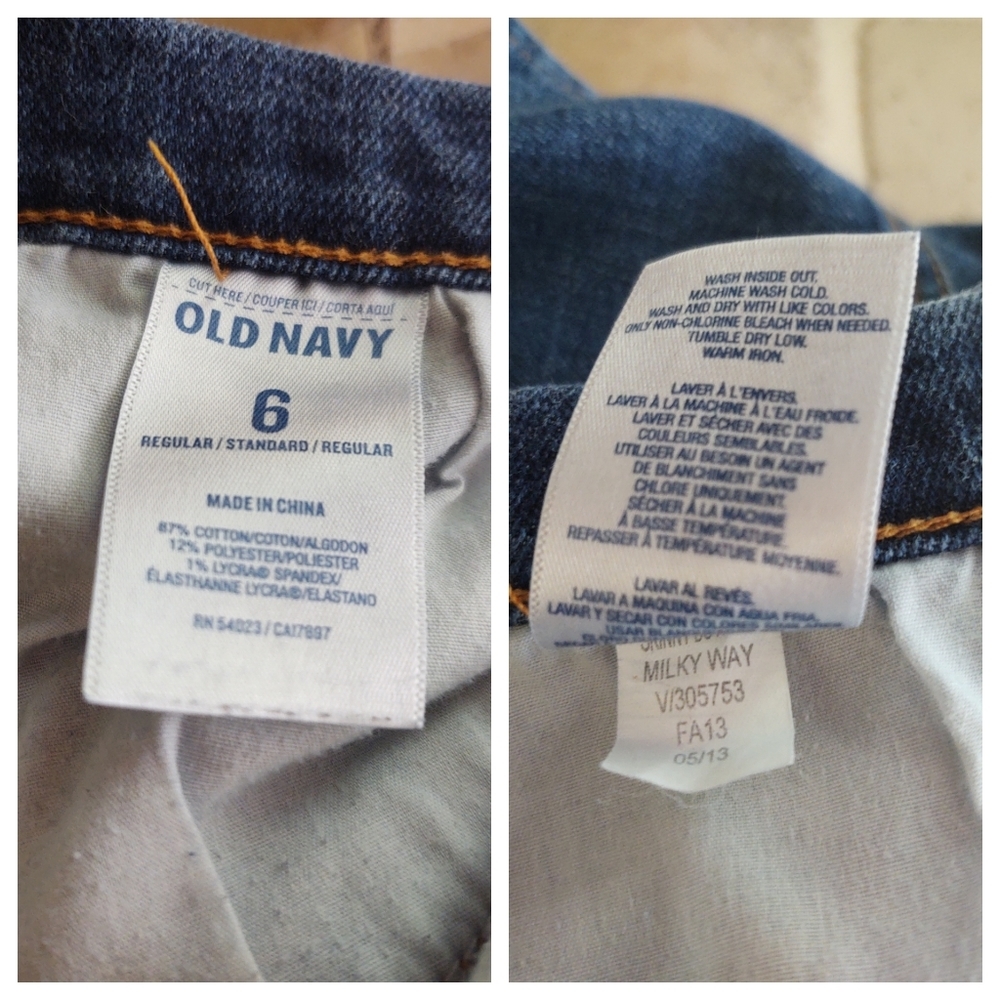 Old Navy The Boyfriend Skinny Jeans Size 6 - Picture 6 of 7